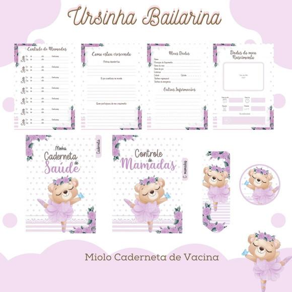 Arquivo Digital - Caderneta de Vacina - Ursinha Bailarina 02