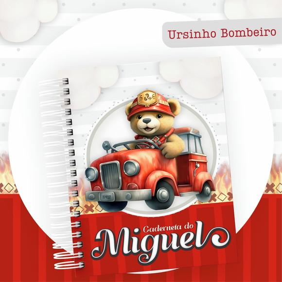 Arquivo Digital - Caderneta de Vacina - Ursinho Bombeiro