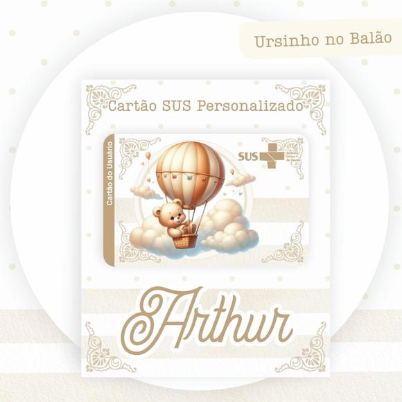 Arquivo Digital - Caderneta de Vacina - Ursinho no Balao
