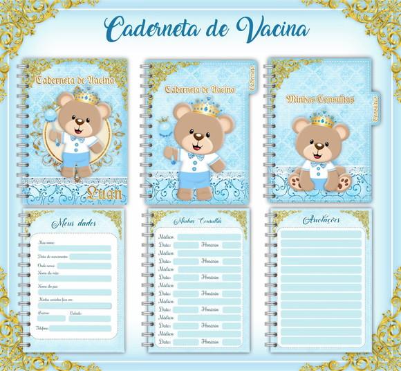 Arquivo Digital - Caderneta de Vacina - Ursinho Realeza 03