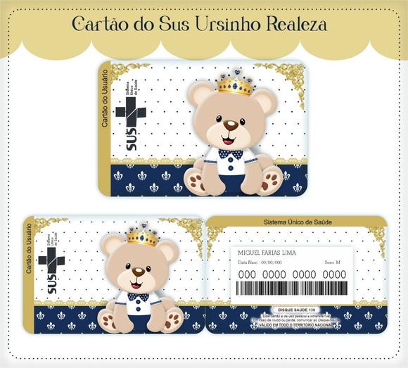 Arquivo Digital - Caderneta de Vacina - Ursinho Realeza