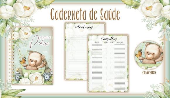 Arquivo Digital - Caderneta de Vacina - Ursinho Verde 03