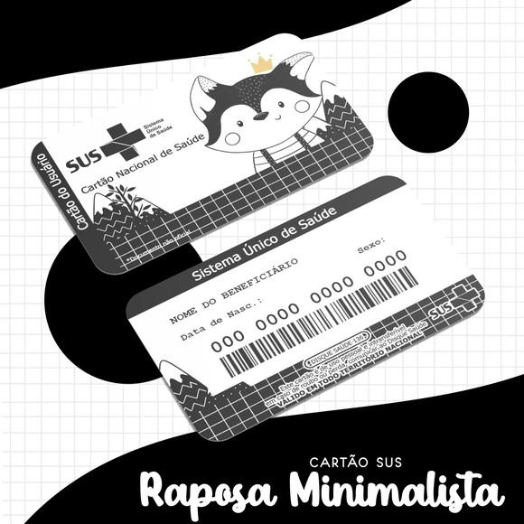Arquivo Digital - Caderneta de Vacina- Raposa Minimalista 02