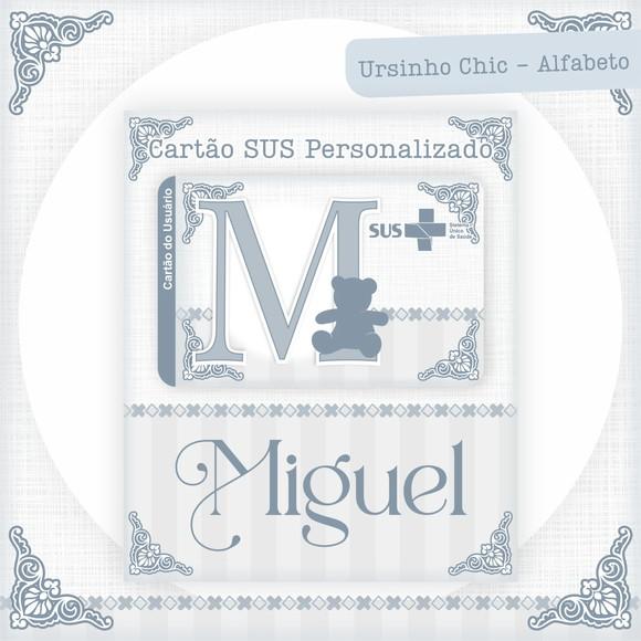 Arquivo Digital - Caderneta de Vacina- Ursinho Chic Alfabeto