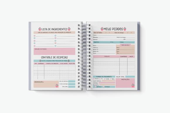 Arquivo digital - Caderno de Pedidos Confeiteira