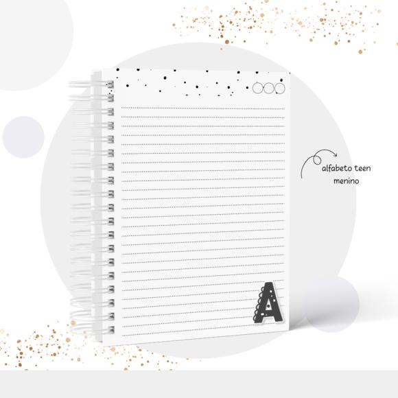 Arquivo digital - Caderno Letras Teens Menino