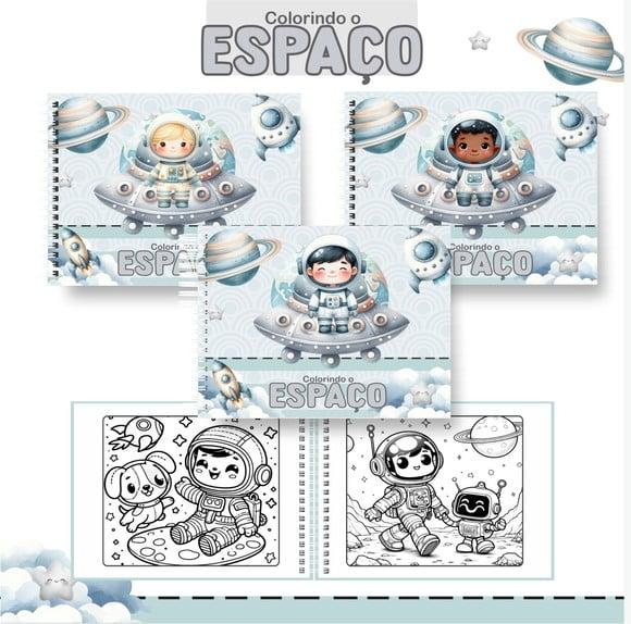 Arquivo Digital - Coloring Book - Astronauta