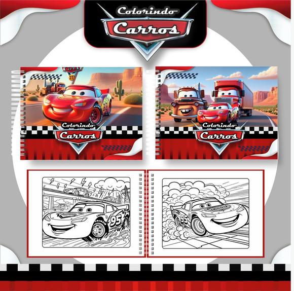 Arquivo Digital - Coloring Book - Carros Disney