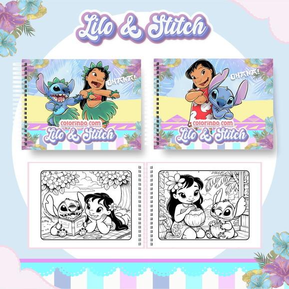Arquivo Digital - Coloring Book - Lilo e Stitch