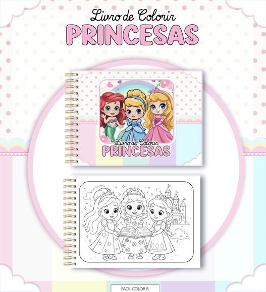 Arquivo Digital - Coloring Book - Princeesas