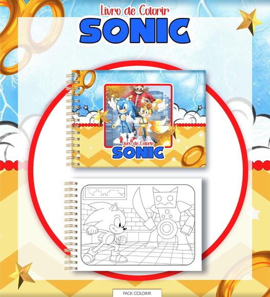 Arquivo Digital - Coloring Book - Sonic 02