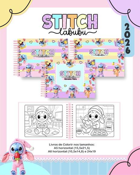 Arquivo Digital - Coloring Book - Stitch Labubu