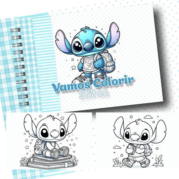 Arquivo Digital - Coloring Book - Stitch 02