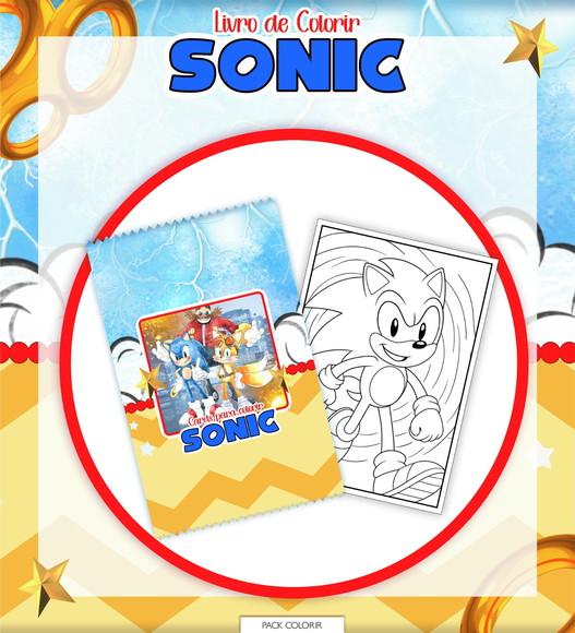 Arquivo Digital - Coloring Book - Sonic 02
