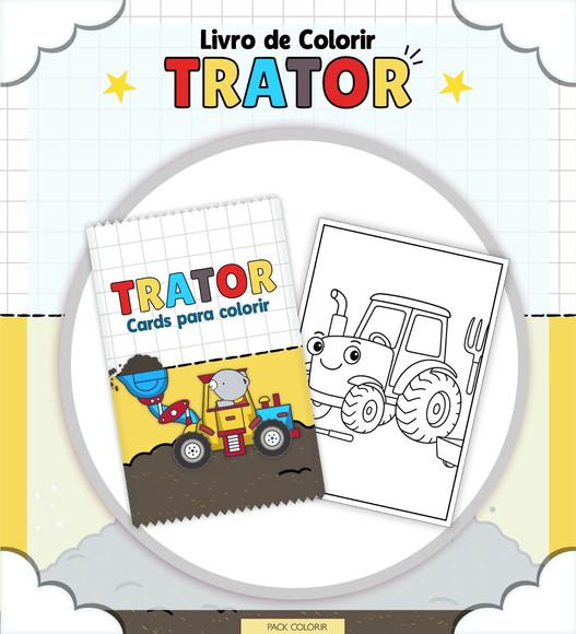 Arquivo Digital - Coloring Book - Trator