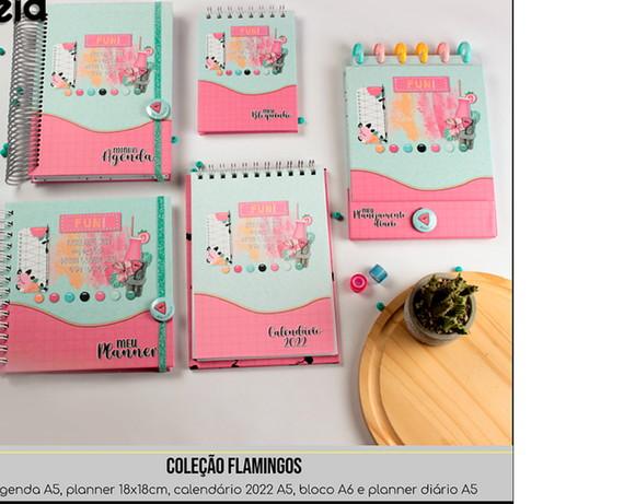 Arquivo Digital - Combo Agenda/Planner Flamingo