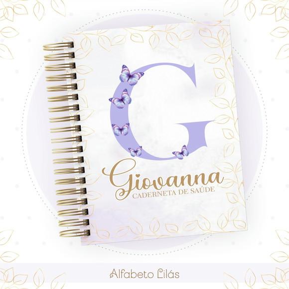 Arquivo Digital - Kit Maternidade - Alfabeto Lilas