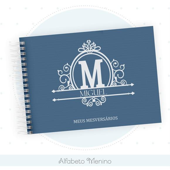 Arquivo Digital - Kit Maternidade - Alfabeto Menino