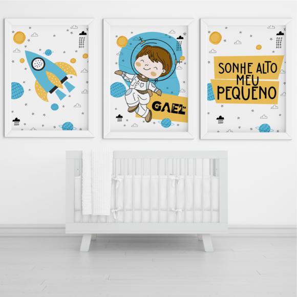 Arquivo Digital - Kit Maternidade - Astronauta Menino