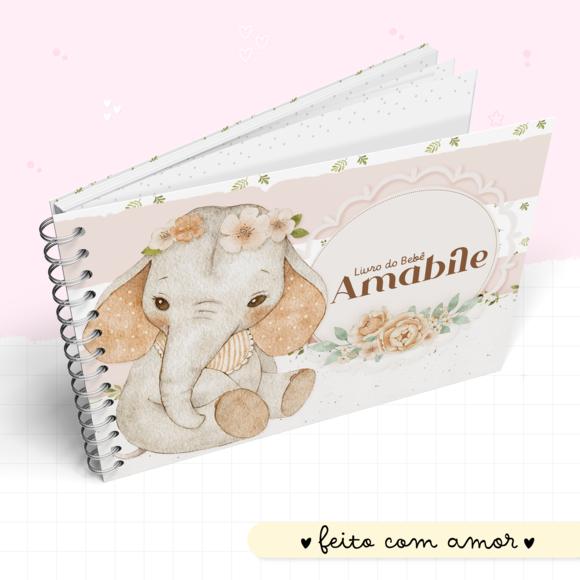 Arquivo Digital - Kit Maternidade - Baby Elefante Menina 2.0