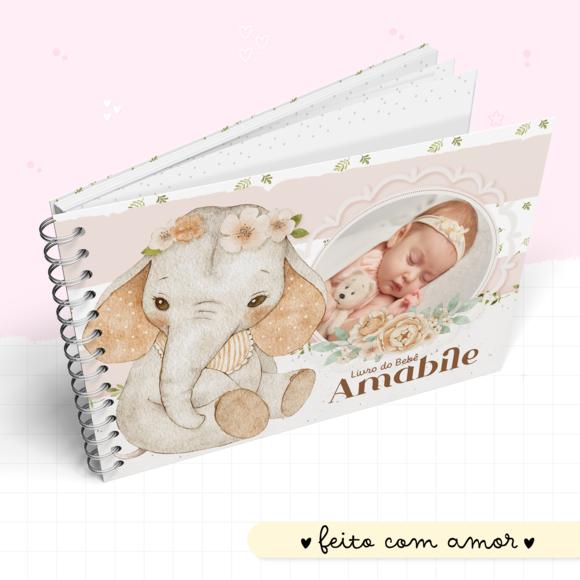 Arquivo Digital - Kit Maternidade - Baby Elefante Menina 2.0