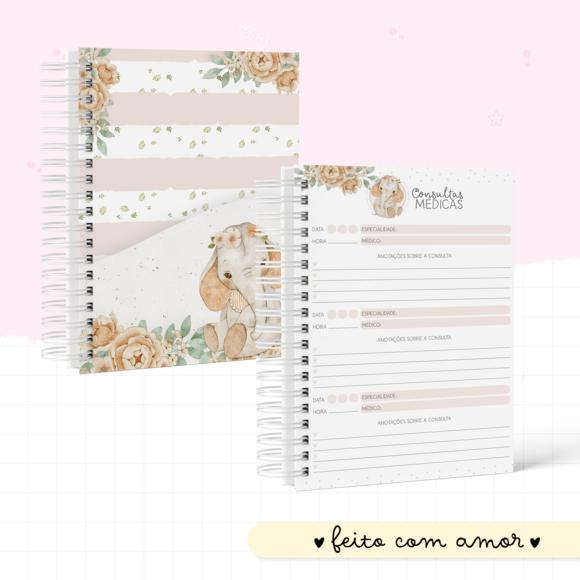 Arquivo Digital - Kit Maternidade - Baby Elefante Menina 2.0