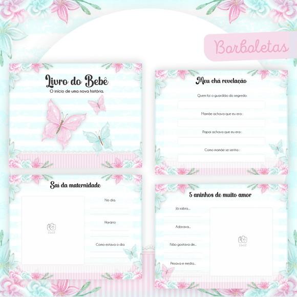Arquivo Digital - Kit Maternidade - Borboletas 06