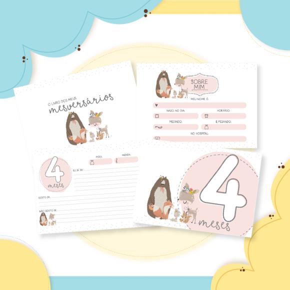 Arquivo Digital - Kit Maternidade - Bosque Menina 02