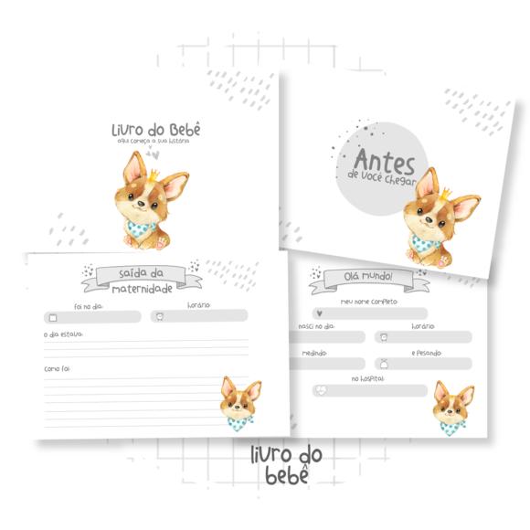 Arquivo Digital - Kit Maternidade - Cachorrinho