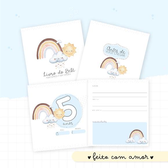 Arquivo Digital - Kit Maternidade - Chuva de Amor Menino 2.0