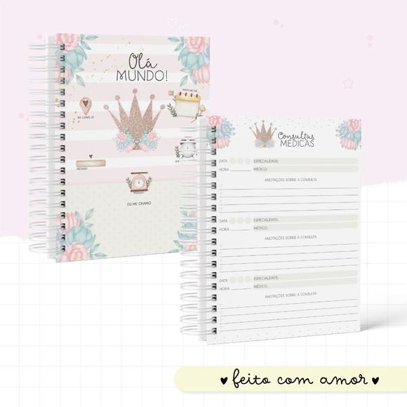 Arquivo Digital - Kit Maternidade - Coroa Menina