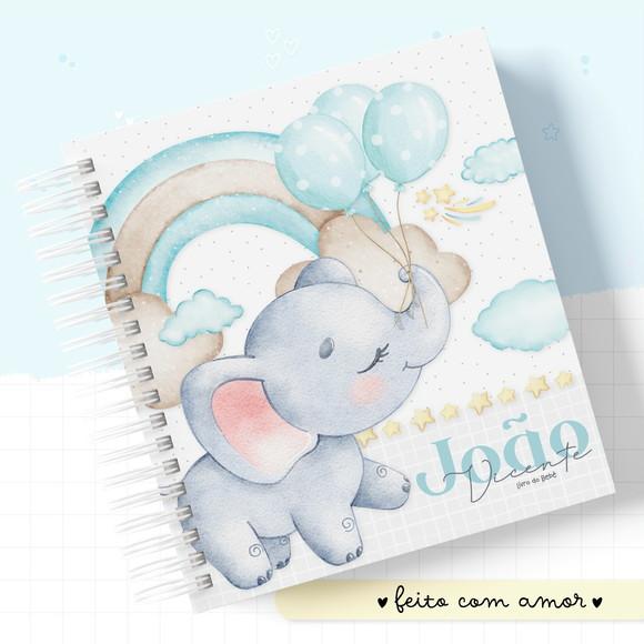 Arquivo Digital - Kit Maternidade - Elefante Baloes Menino