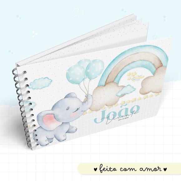 Arquivo Digital - Kit Maternidade - Elefante Baloes Menino