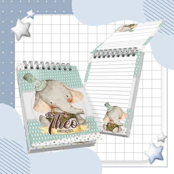 Arquivo Digital - Kit Maternidade - Elefante Vintage 03
