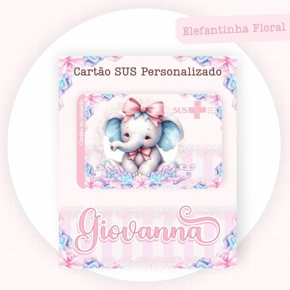 Arquivo Digital - Kit Maternidade - Elefantinha Floral