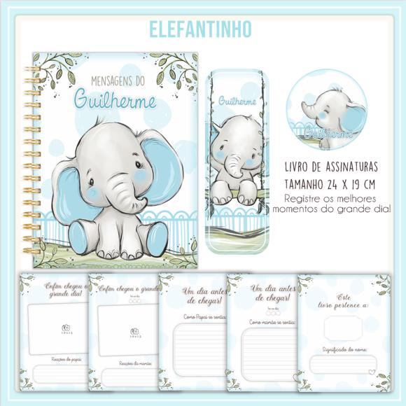 Arquivo Digital - Kit Maternidade - Elefantinho 01