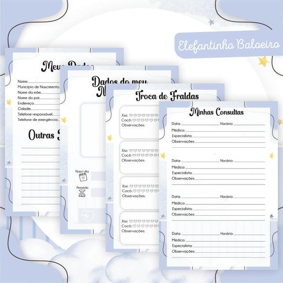Arquivo Digital - Kit Maternidade - Elefantinho Baloeiro