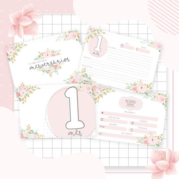 Arquivo Digital - Kit Maternidade - Floral 03