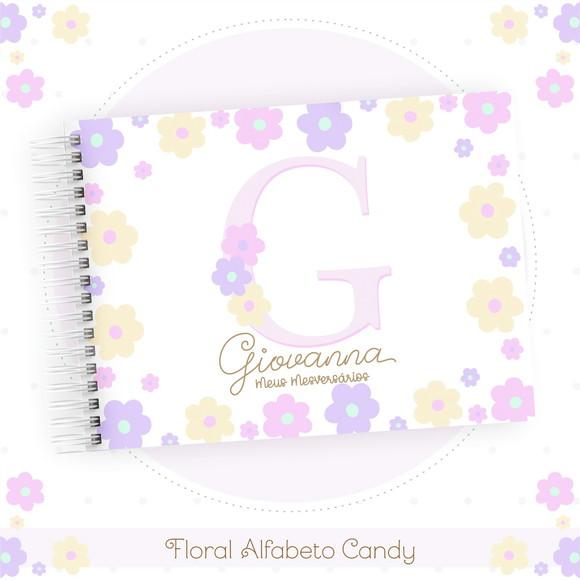 Arquivo Digital - Kit Maternidade - Floral Alfabeto Candy