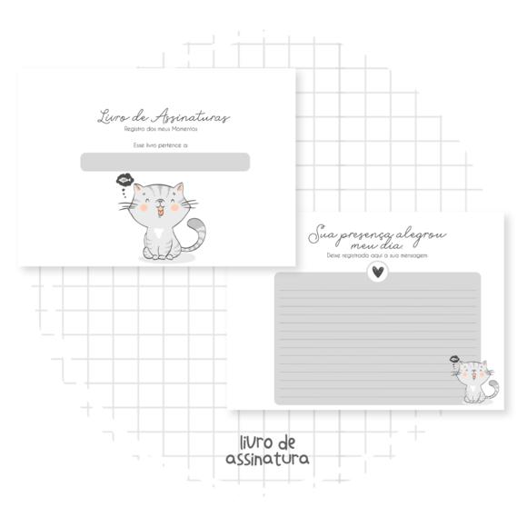 Arquivo Digital - Kit Maternidade - Gatinho