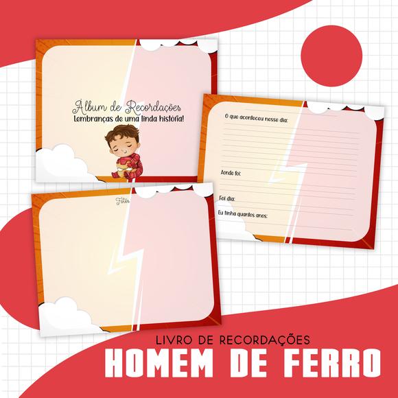 Arquivo Digital - Kit Maternidade - Homem de Ferro