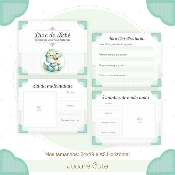 Arquivo Digital - Kit Maternidade - Jacare Cute