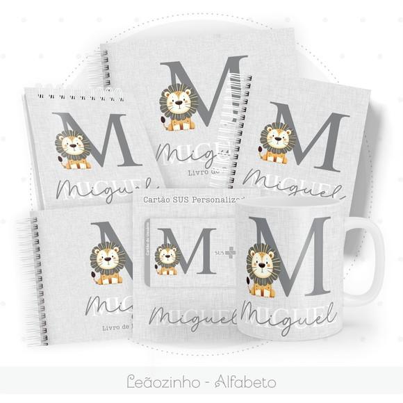 Arquivo Digital - Kit Maternidade - Leaozinho Alfabeto