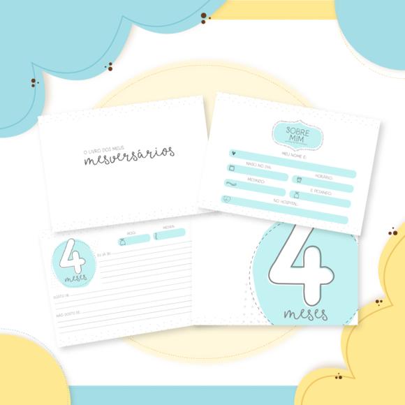 Arquivo Digital - Kit Maternidade - Neutro Azul 02