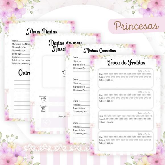 Arquivo Digital - Kit Maternidade - Princesas