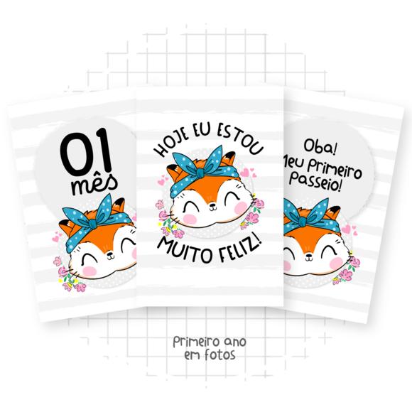 Arquivo Digital - Kit Maternidade - Raposa Menina