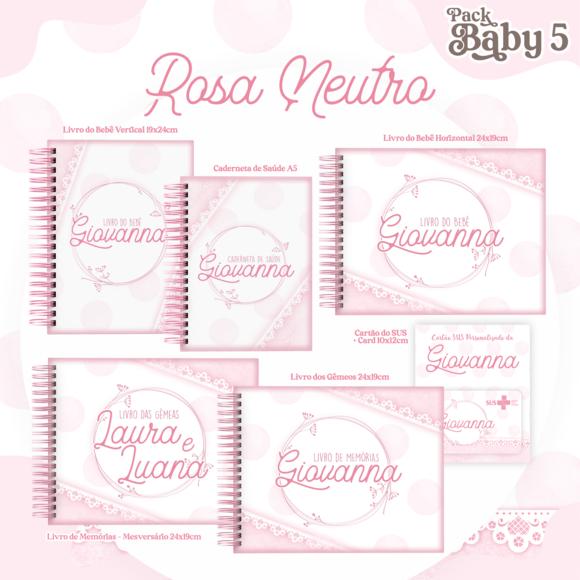Arquivo Digital - Kit Maternidade - Rosa Neutro