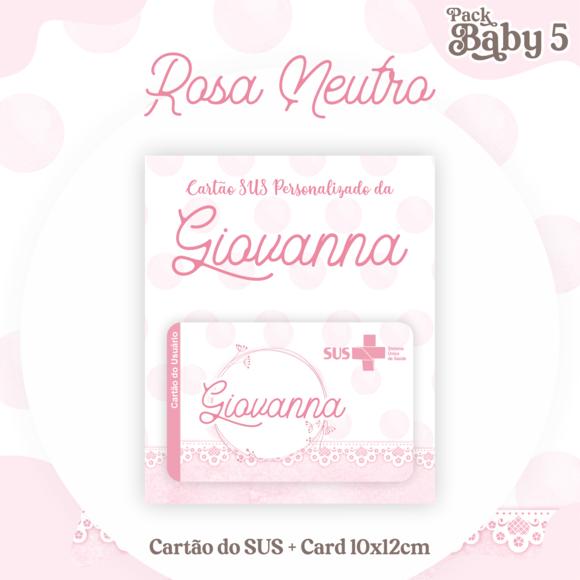 Arquivo Digital - Kit Maternidade - Rosa Neutro