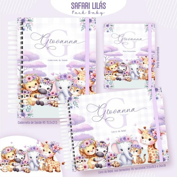 Arquivo Digital - Kit Maternidade - Safari Lilas