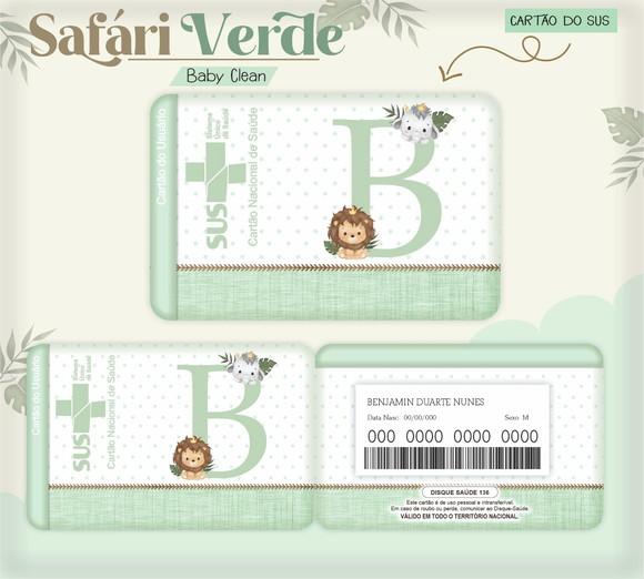 Arquivo Digital - Kit Maternidade - Safari Verde Inicial